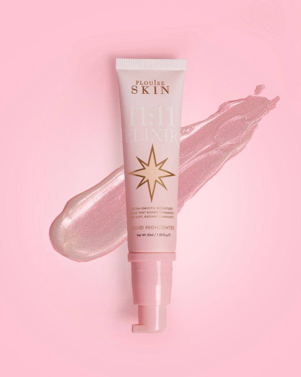 11:11 Elixir Pink Shimmer Liquid Highlighter – P. Louise Cosmetics